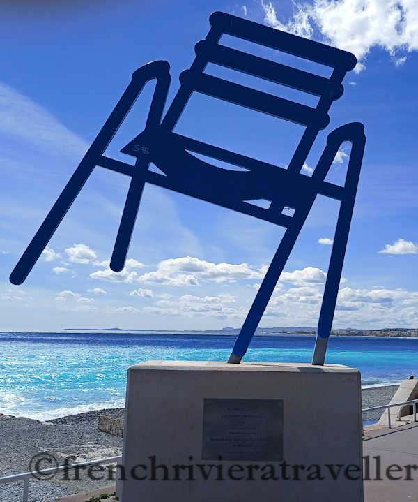 Chaise Bleue sculpture, SAB