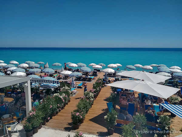 Bella Nissa beach restaurant Nice