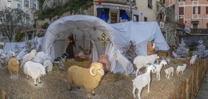Luceram nativity scene