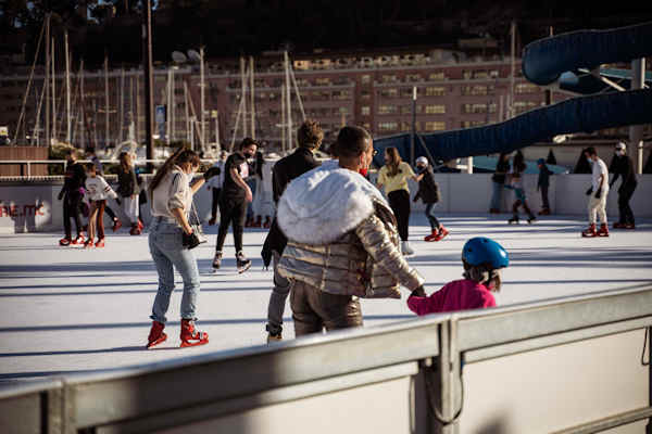 Ice skating rink in Monaco